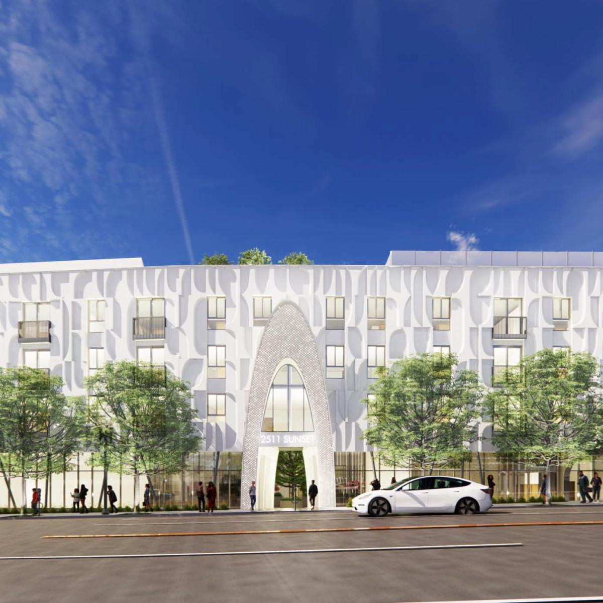 Renderings revealed for mixed-use development at 2511 Sunset 